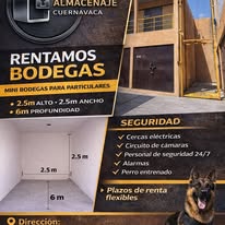 Renta de bodegas seguras en Cuernavaca
